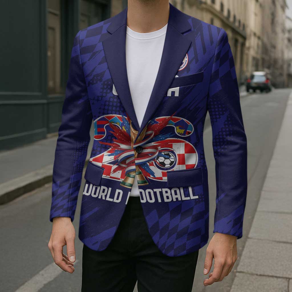 World Football Croatia 2026 Personalized Blazer Mala Zemlja Veliki Snovi