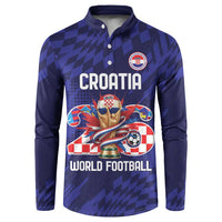 World Football Croatia 2026 Personalized Button Sweatshirt Mala Zemlja Veliki Snovi