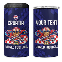 World Football Croatia 2026 Personalized 4 in 1 Can Cooler Tumbler Mala Zemlja Veliki Snovi