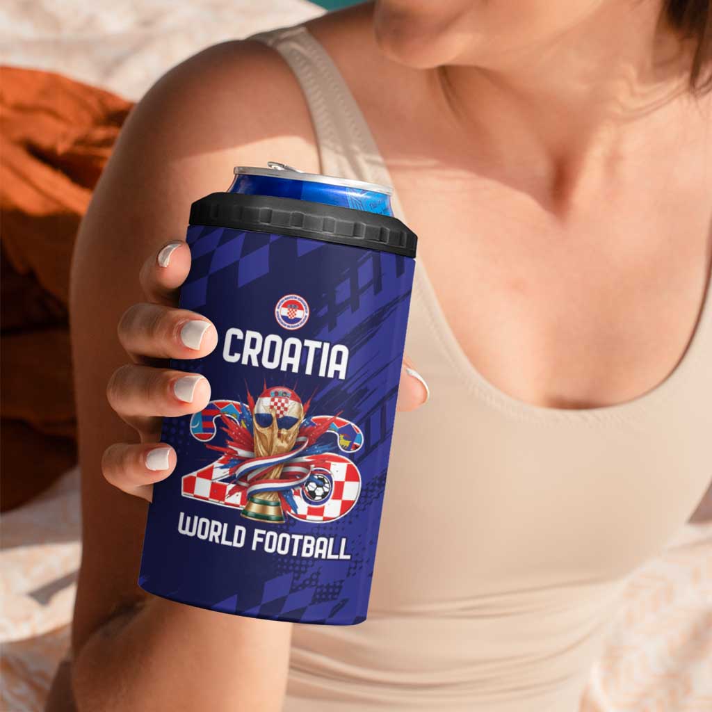 World Football Croatia 2026 Personalized 4 in 1 Can Cooler Tumbler Mala Zemlja Veliki Snovi