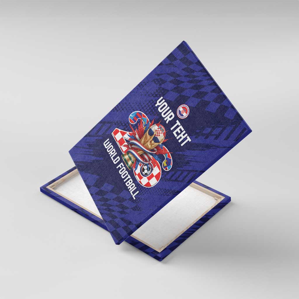 World Football Croatia 2026 Personalized Canvas Wall Art Mala Zemlja Veliki Snovi