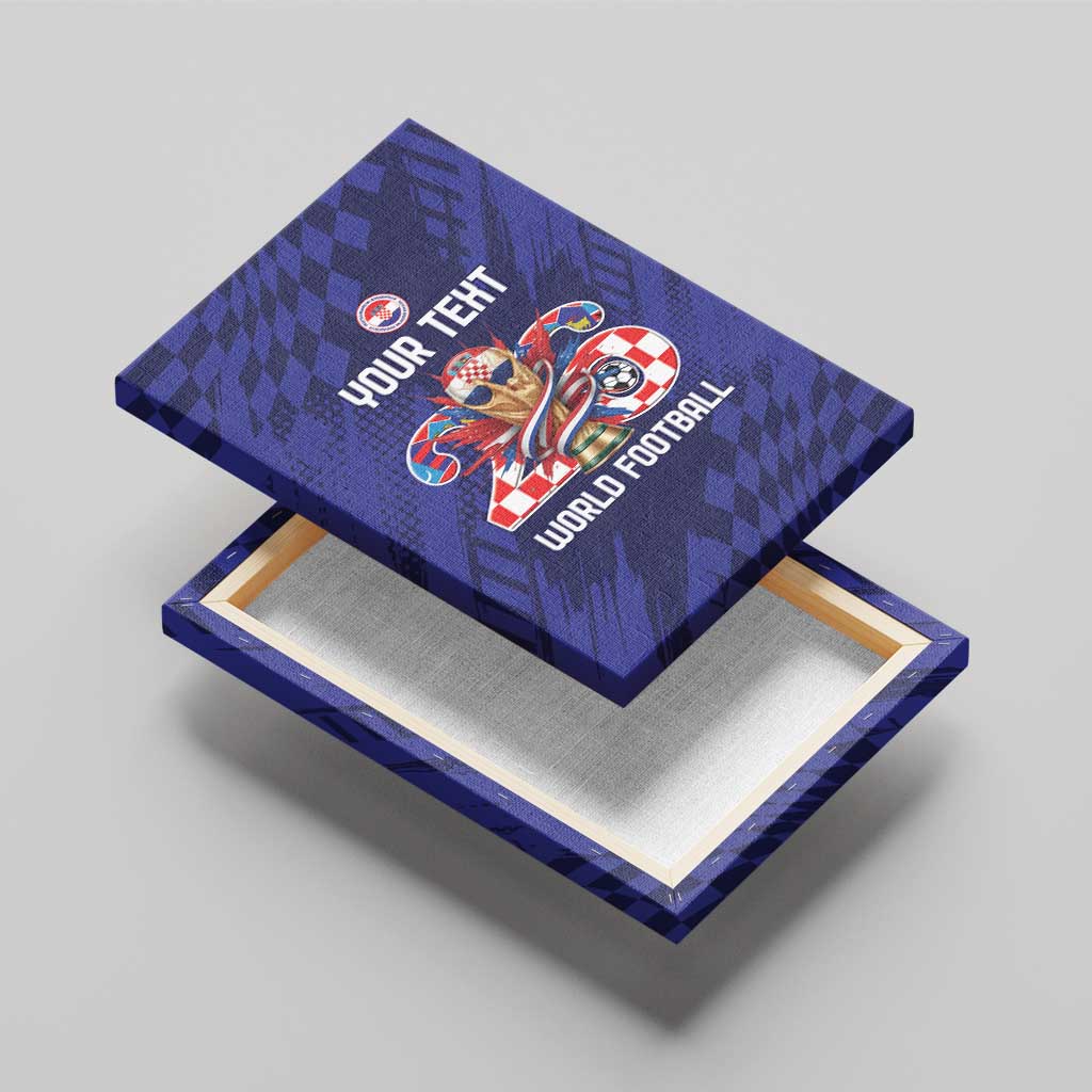 World Football Croatia 2026 Personalized Canvas Wall Art Mala Zemlja Veliki Snovi