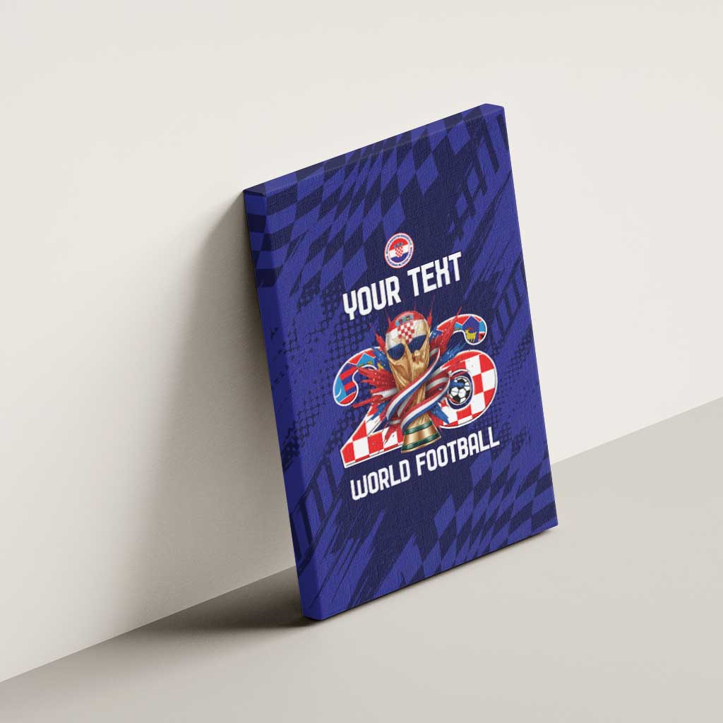 World Football Croatia 2026 Personalized Canvas Wall Art Mala Zemlja Veliki Snovi