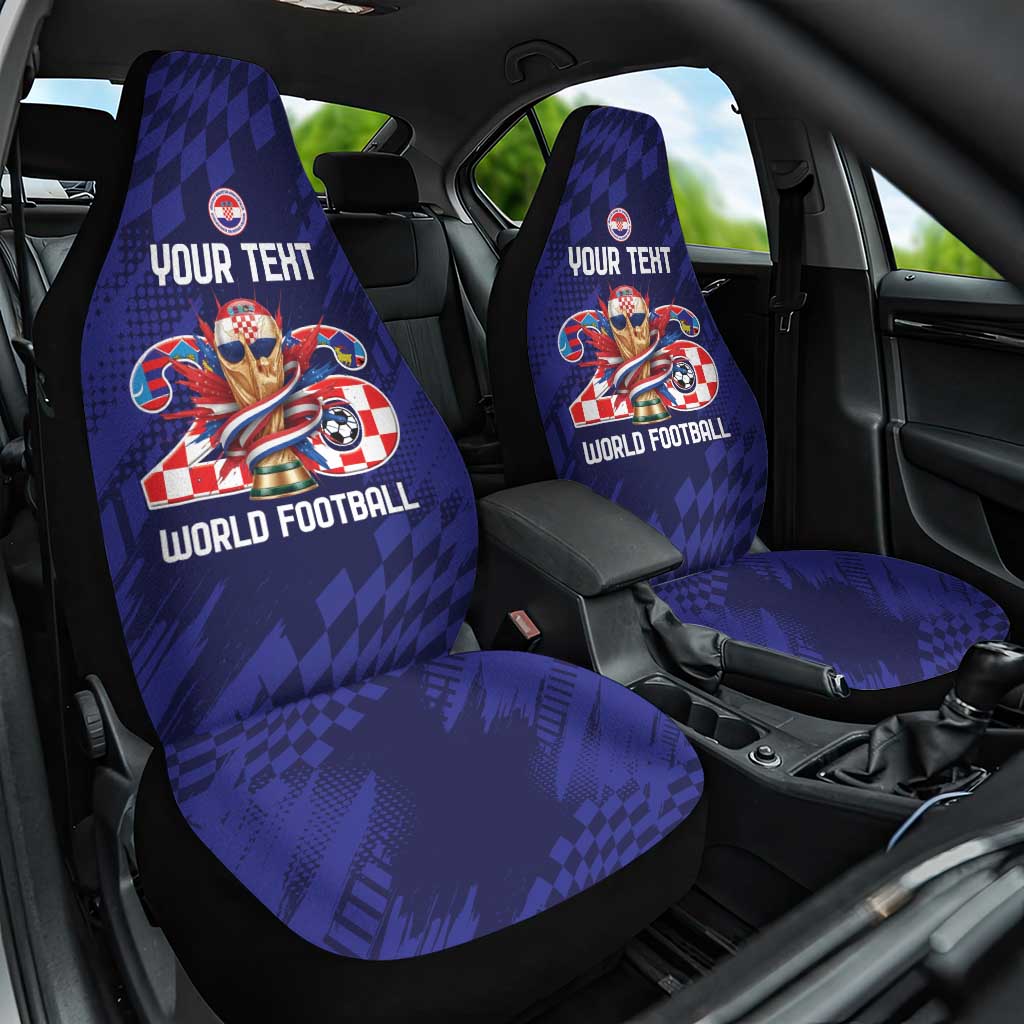 World Football Croatia 2026 Personalized Car Seat Cover Mala Zemlja Veliki Snovi