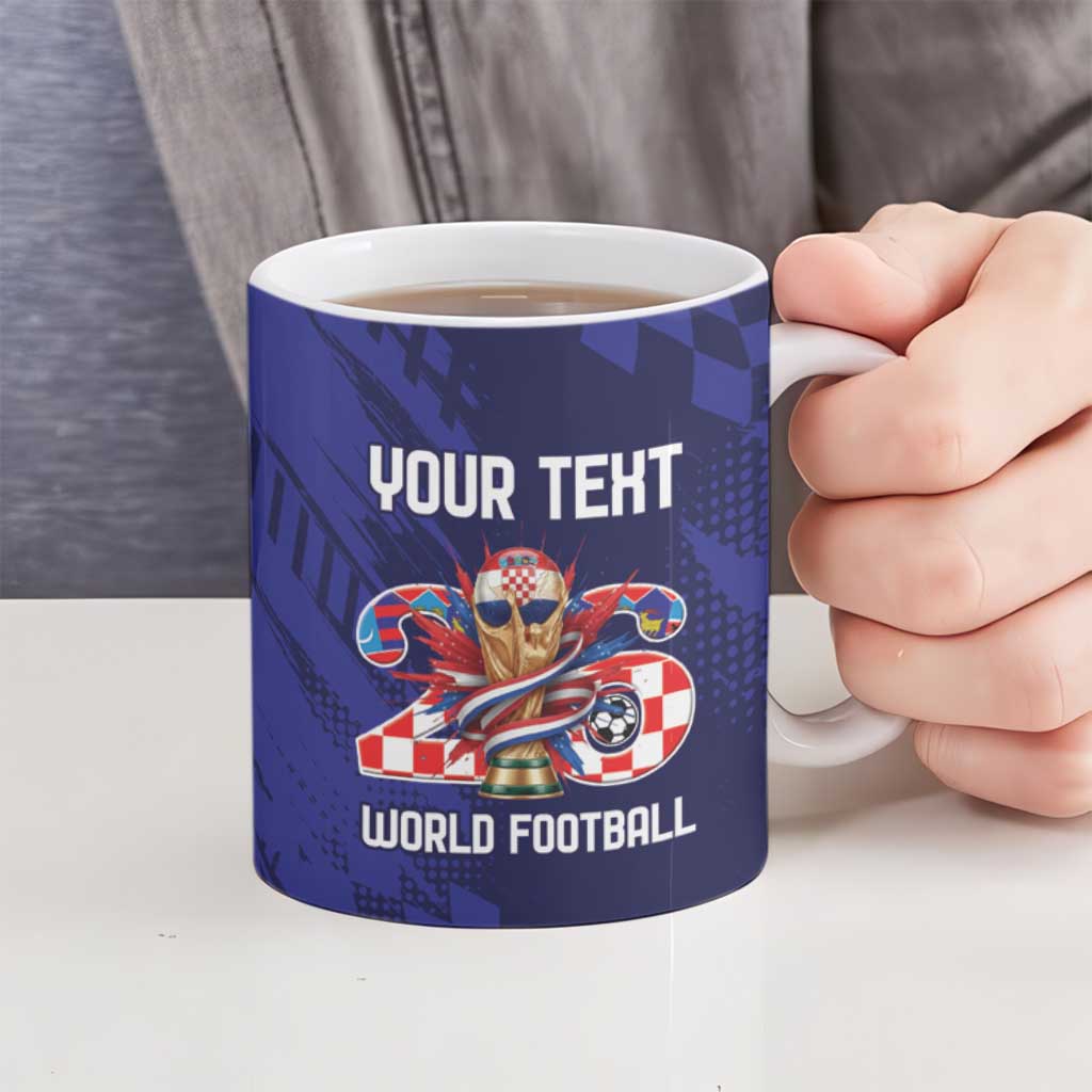 World Football Croatia 2026 Personalized Ceramic Mug Mala Zemlja Veliki Snovi