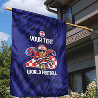 World Football Croatia 2026 Personalized Garden Flag Mala Zemlja Veliki Snovi