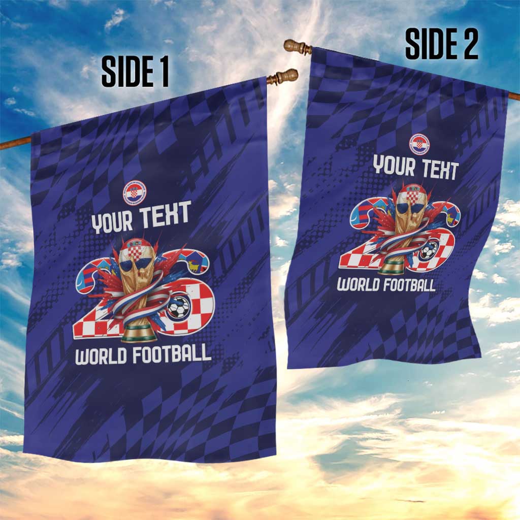 World Football Croatia 2026 Personalized Garden Flag Mala Zemlja Veliki Snovi