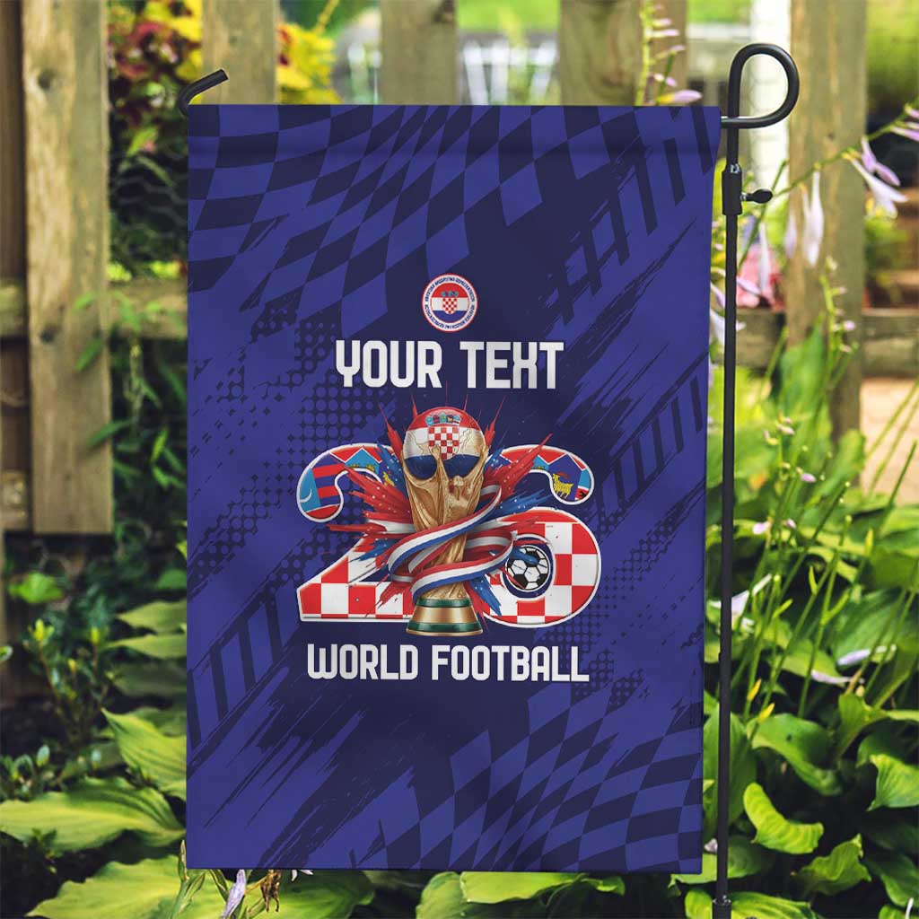 World Football Croatia 2026 Personalized Garden Flag Mala Zemlja Veliki Snovi