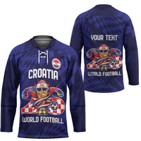 World Football Croatia 2026 Personalized Hockey Jersey Mala Zemlja Veliki Snovi