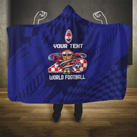World Football Croatia 2026 Personalized Hooded Blanket Mala Zemlja Veliki Snovi