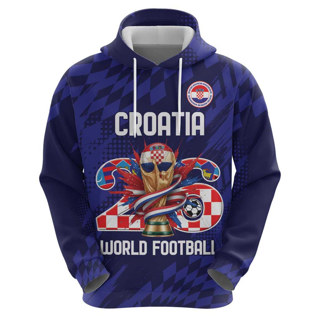 World Football Croatia 2026 Personalized Hoodie Mala Zemlja Veliki Snovi