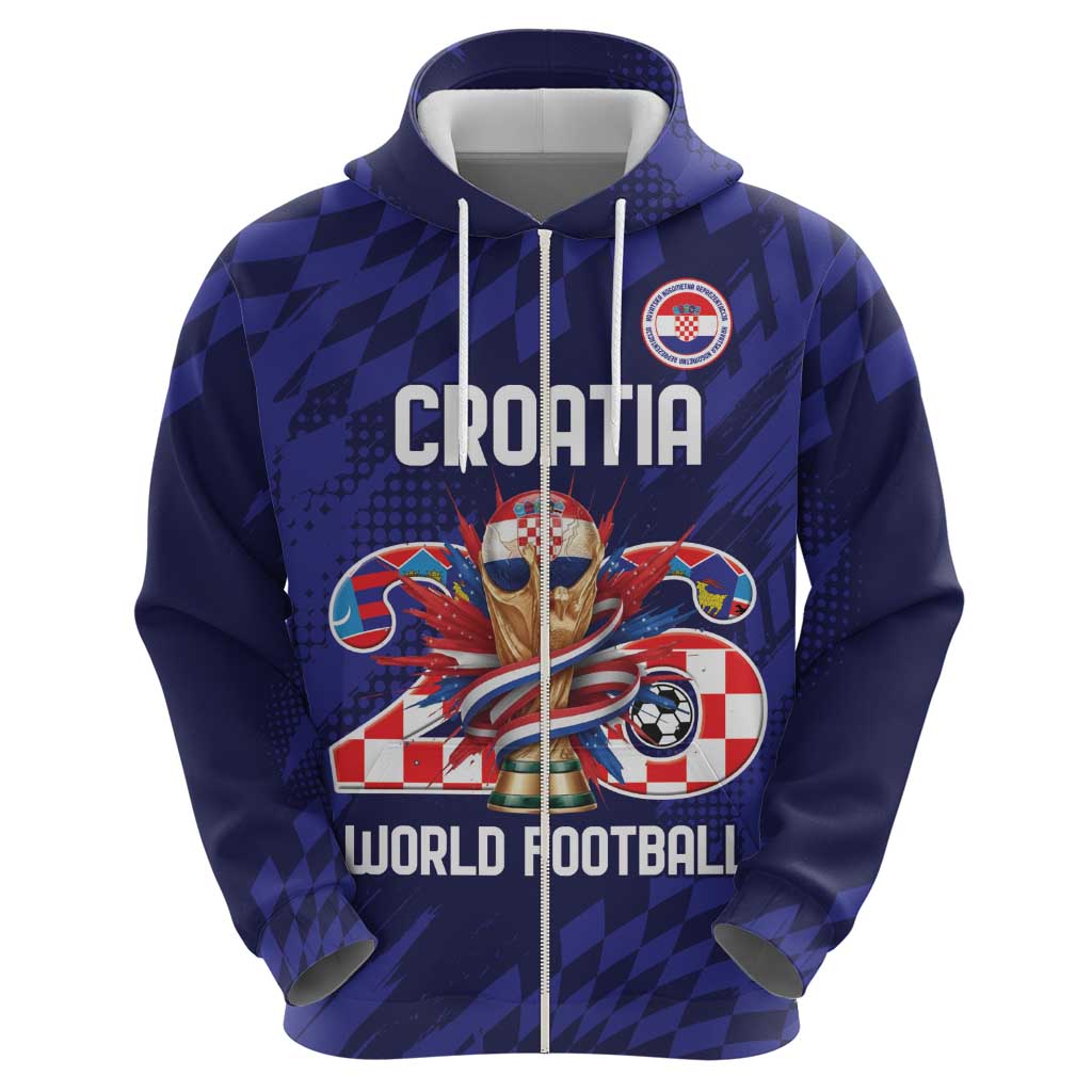 World Football Croatia 2026 Personalized Hoodie Mala Zemlja Veliki Snovi