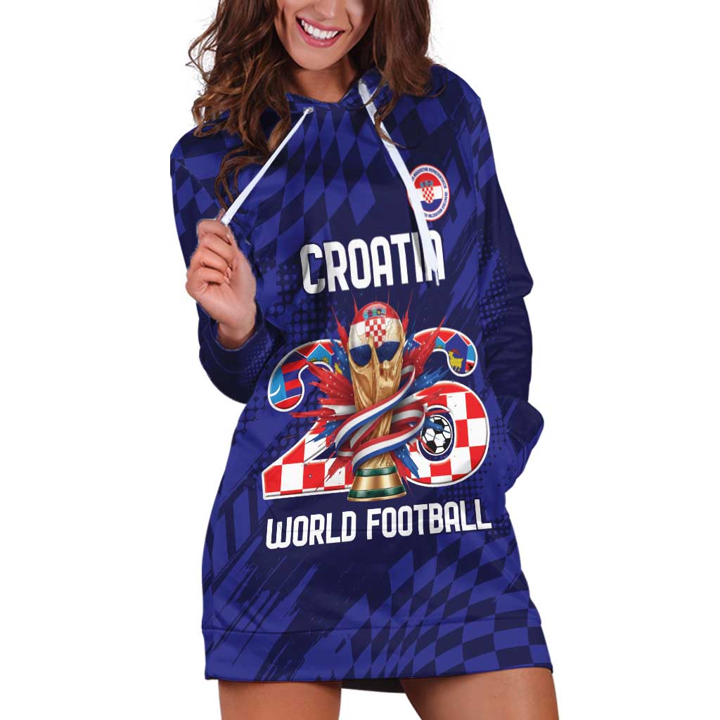 World Football Croatia 2026 Personalized Hoodie Dress Mala Zemlja Veliki Snovi