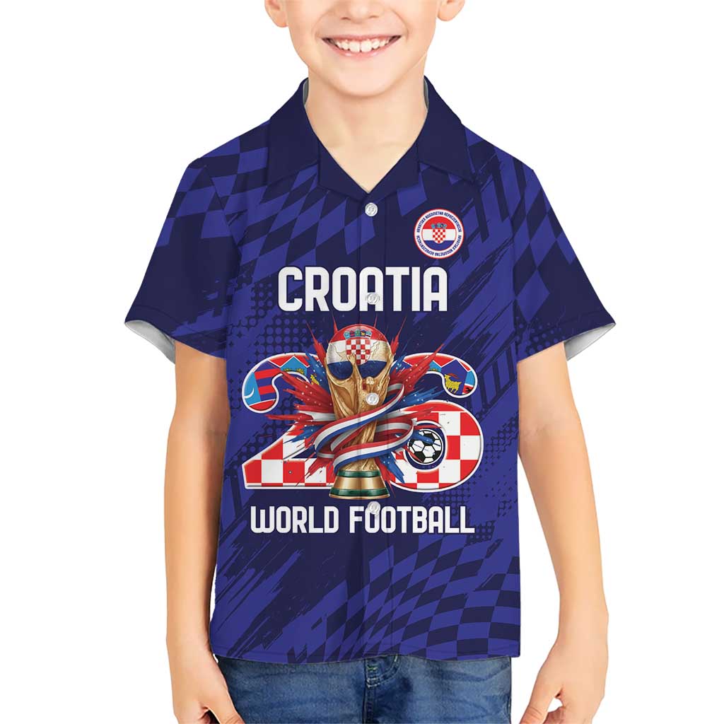 World Football Croatia 2026 Personalized Kid Hawaiian Shirt Mala Zemlja Veliki Snovi