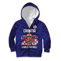 World Football Croatia 2026 Personalized Kid Hoodie Mala Zemlja Veliki Snovi