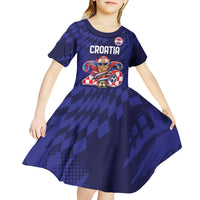 World Football Croatia 2026 Personalized Kid Short Sleeve Dress Mala Zemlja Veliki Snovi