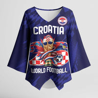 World Football Croatia 2026 Personalized Kimono Sleeve Blouse Mala Zemlja Veliki Snovi