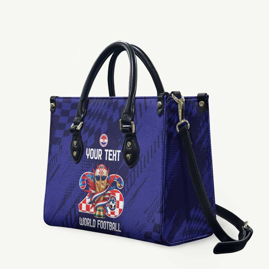 World Football Croatia 2026 Personalized Leather Bag Mala Zemlja Veliki Snovi
