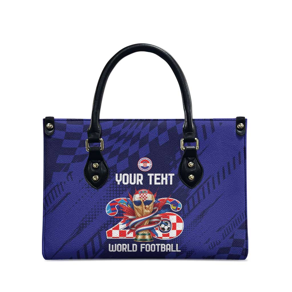 World Football Croatia 2026 Personalized Leather Bag Mala Zemlja Veliki Snovi