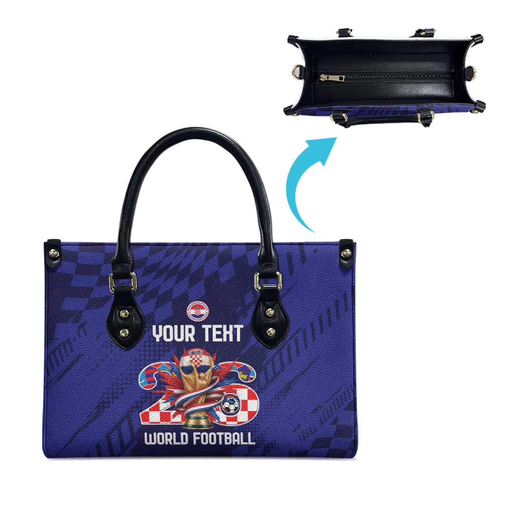 World Football Croatia 2026 Personalized Leather Bag Mala Zemlja Veliki Snovi