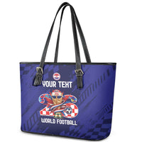 World Football Croatia 2026 Personalized Leather Tote Bag Mala Zemlja Veliki Snovi