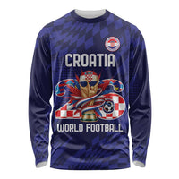 World Football Croatia 2026 Personalized Long Sleeve Shirt Mala Zemlja Veliki Snovi