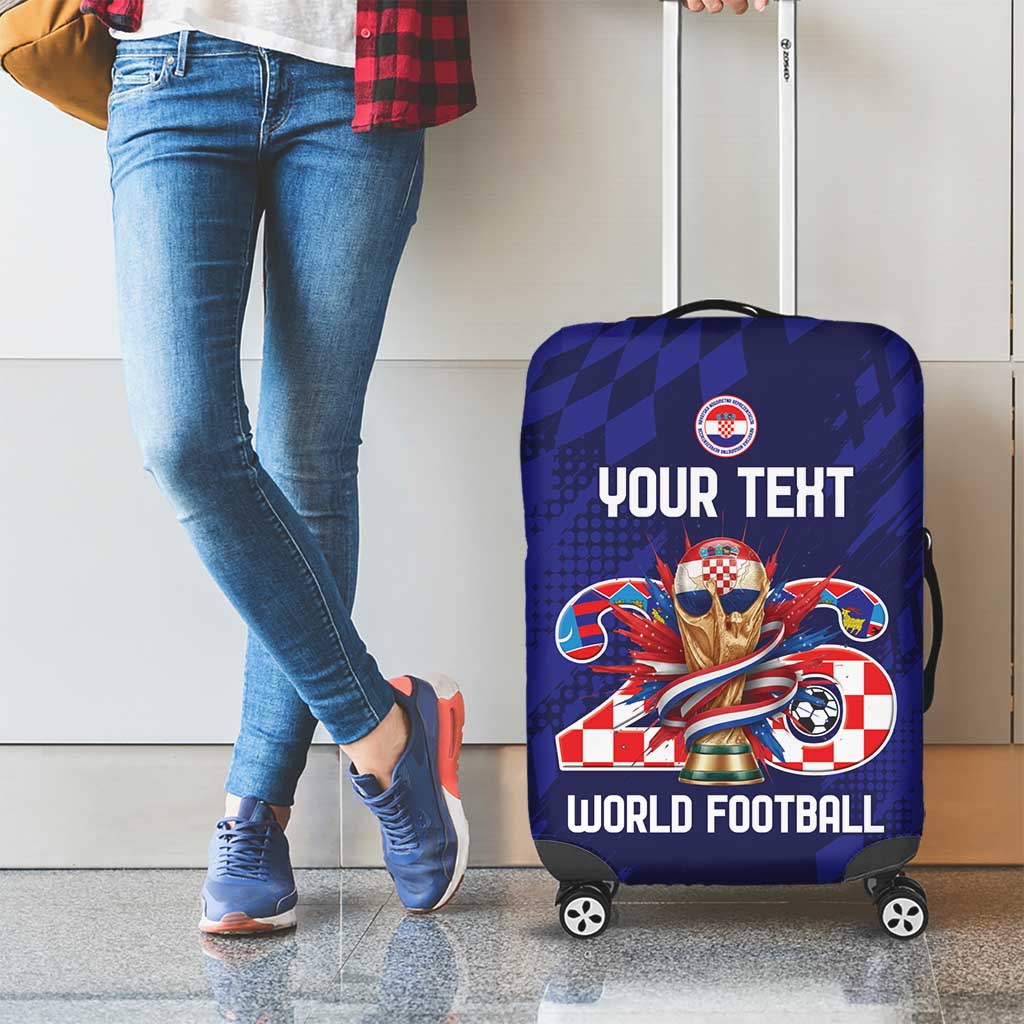 World Football Croatia 2026 Personalized Luggage Cover Mala Zemlja Veliki Snovi