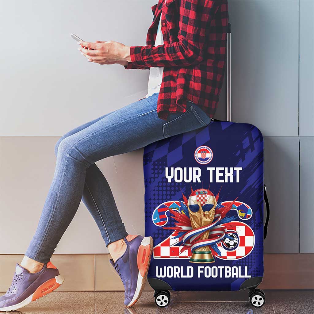 World Football Croatia 2026 Personalized Luggage Cover Mala Zemlja Veliki Snovi