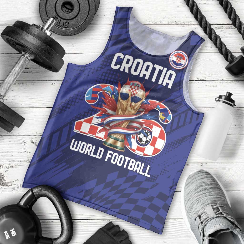 World Football Croatia 2026 Personalized Men Tank Top Mala Zemlja Veliki Snovi