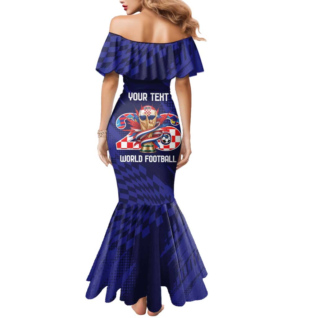 World Football Croatia 2026 Personalized Mermaid Dress Mala Zemlja Veliki Snovi