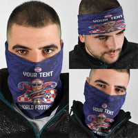 World Football Croatia 2026 Personalized Neck Gaiter Mala Zemlja Veliki Snovi