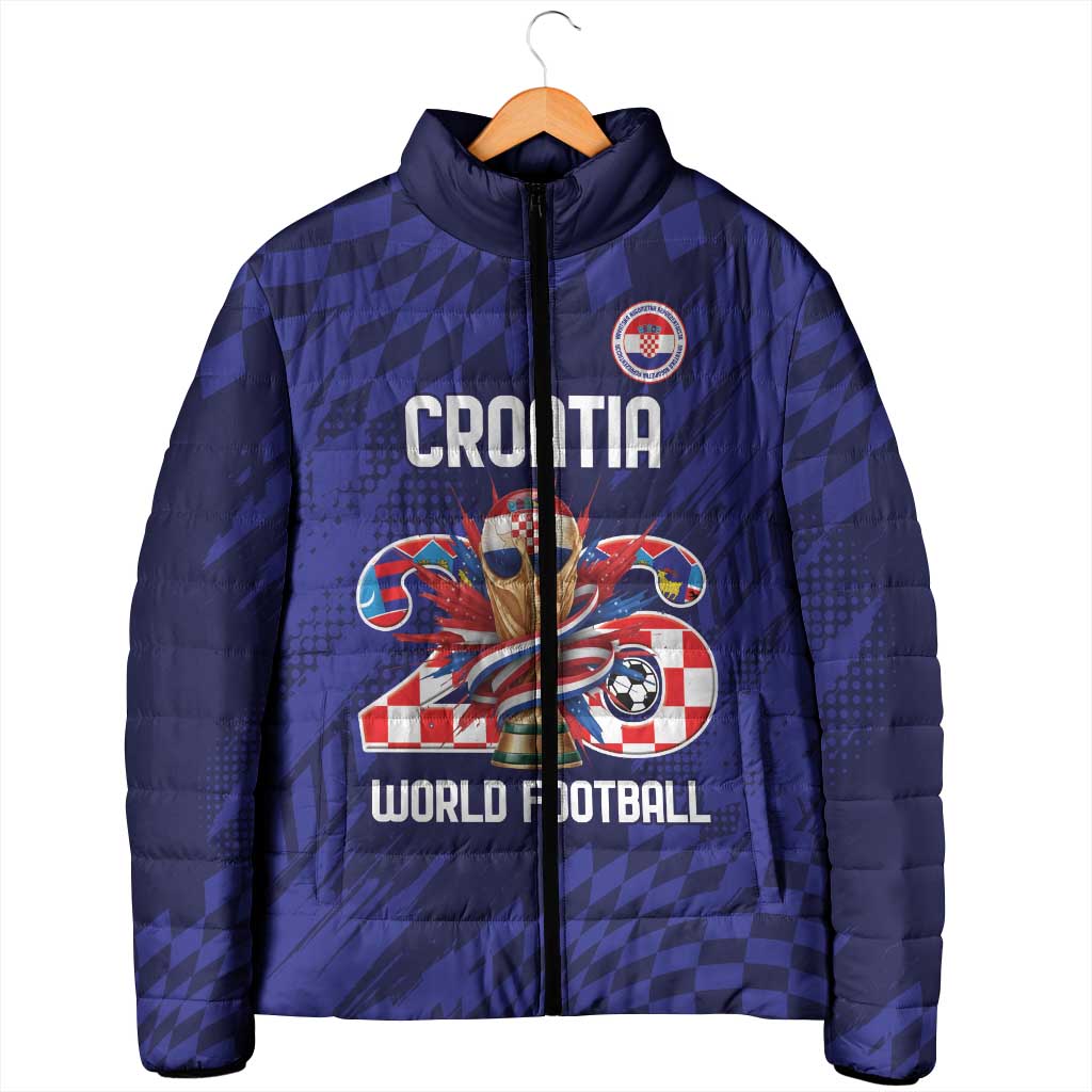 World Football Croatia 2026 Personalized Padded Jacket Mala Zemlja Veliki Snovi