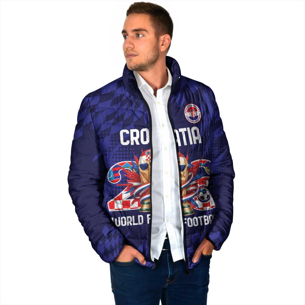 World Football Croatia 2026 Personalized Padded Jacket Mala Zemlja Veliki Snovi