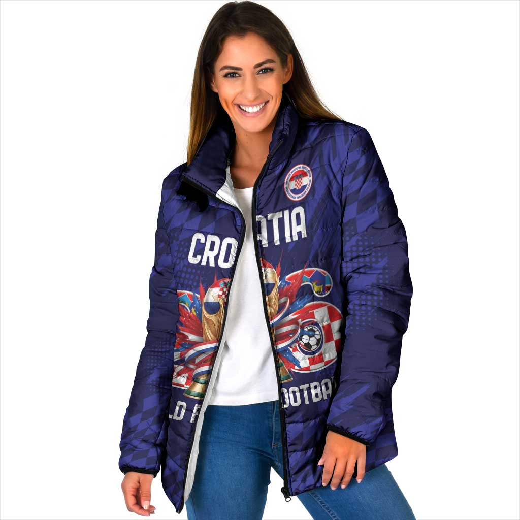 World Football Croatia 2026 Personalized Padded Jacket Mala Zemlja Veliki Snovi