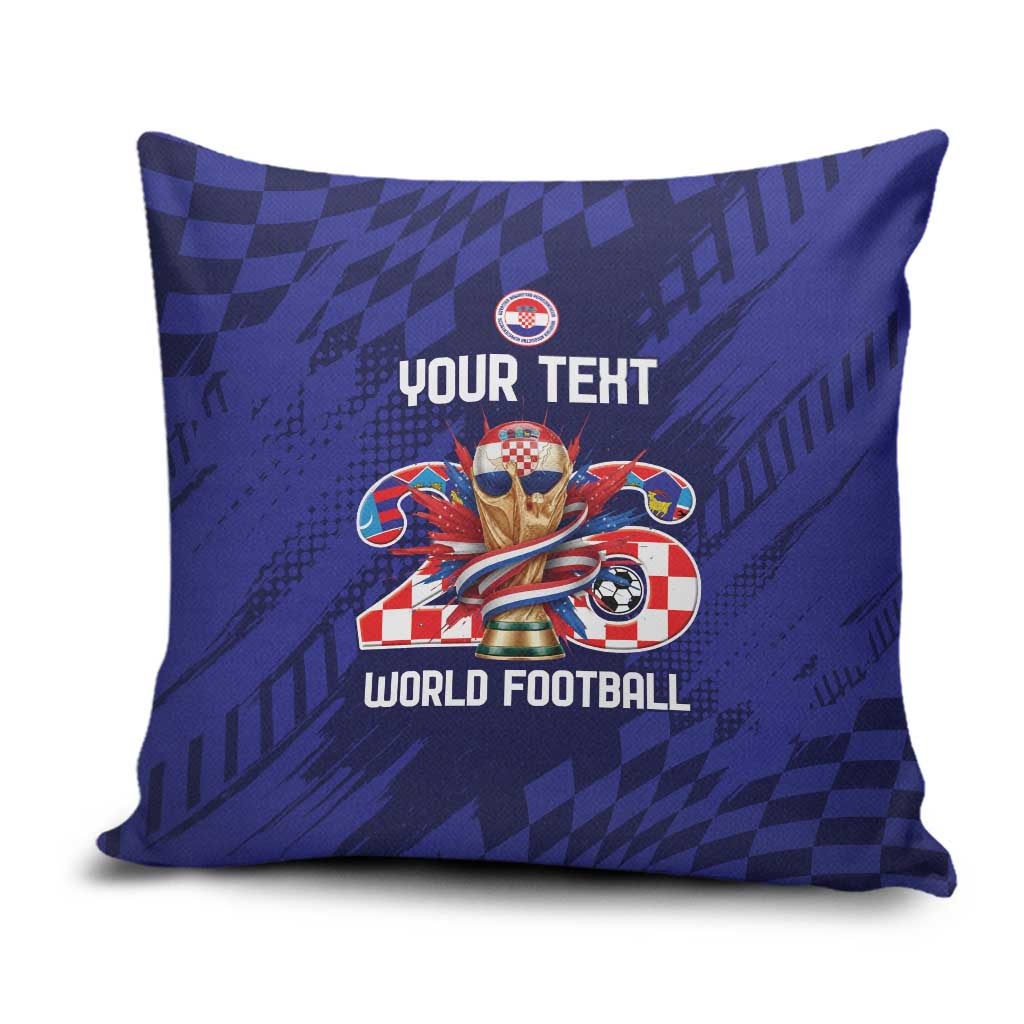 World Football Croatia 2026 Personalized Pillow Cover Mala Zemlja Veliki Snovi