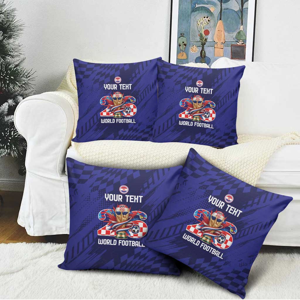 World Football Croatia 2026 Personalized Pillow Cover Mala Zemlja Veliki Snovi