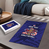 World Football Croatia 2026 Personalized Puzzle Mala Zemlja Veliki Snovi