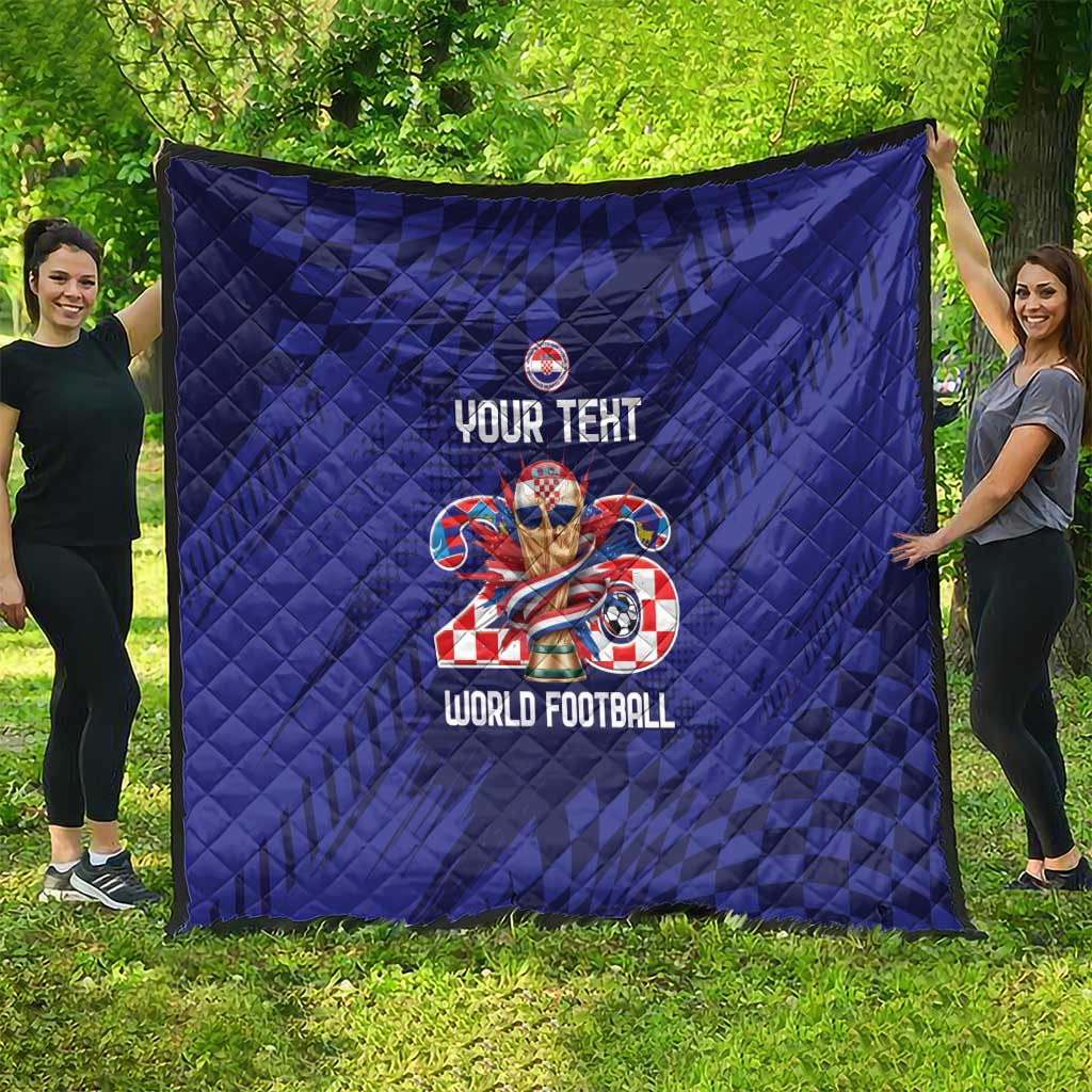 World Football Croatia 2026 Personalized Quilt Mala Zemlja Veliki Snovi