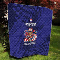 World Football Croatia 2026 Personalized Quilt Mala Zemlja Veliki Snovi