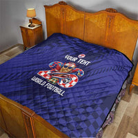 World Football Croatia 2026 Personalized Quilt Mala Zemlja Veliki Snovi