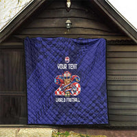 World Football Croatia 2026 Personalized Quilt Mala Zemlja Veliki Snovi