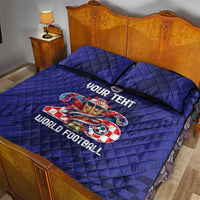 World Football Croatia 2026 Personalized Quilt Bed Set Mala Zemlja Veliki Snovi