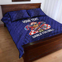 World Football Croatia 2026 Personalized Quilt Bed Set Mala Zemlja Veliki Snovi