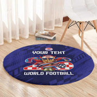 World Football Croatia 2026 Personalized Round Carpet Mala Zemlja Veliki Snovi