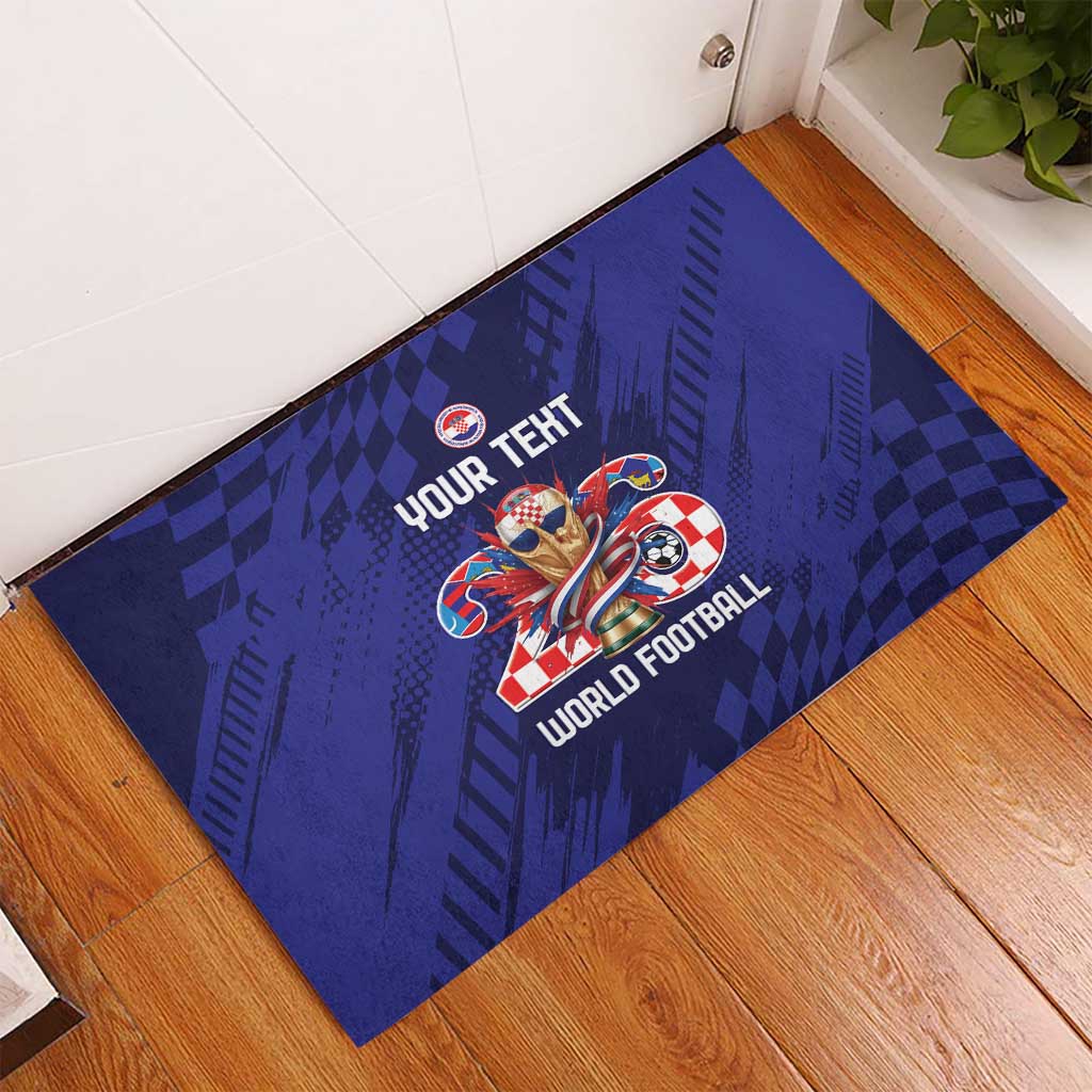 World Football Croatia 2026 Personalized Rubber Doormat Mala Zemlja Veliki Snovi