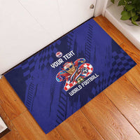 World Football Croatia 2026 Personalized Rubber Doormat Mala Zemlja Veliki Snovi