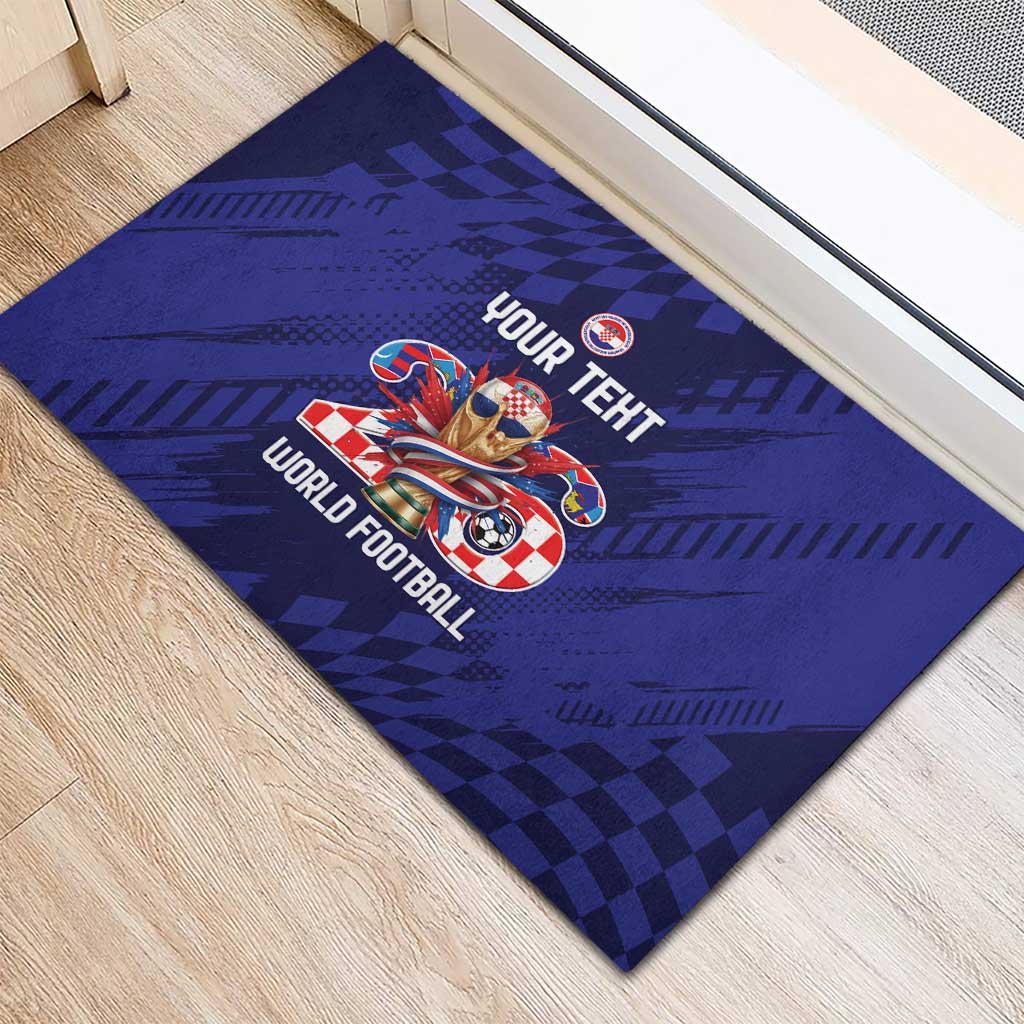 World Football Croatia 2026 Personalized Rubber Doormat Mala Zemlja Veliki Snovi