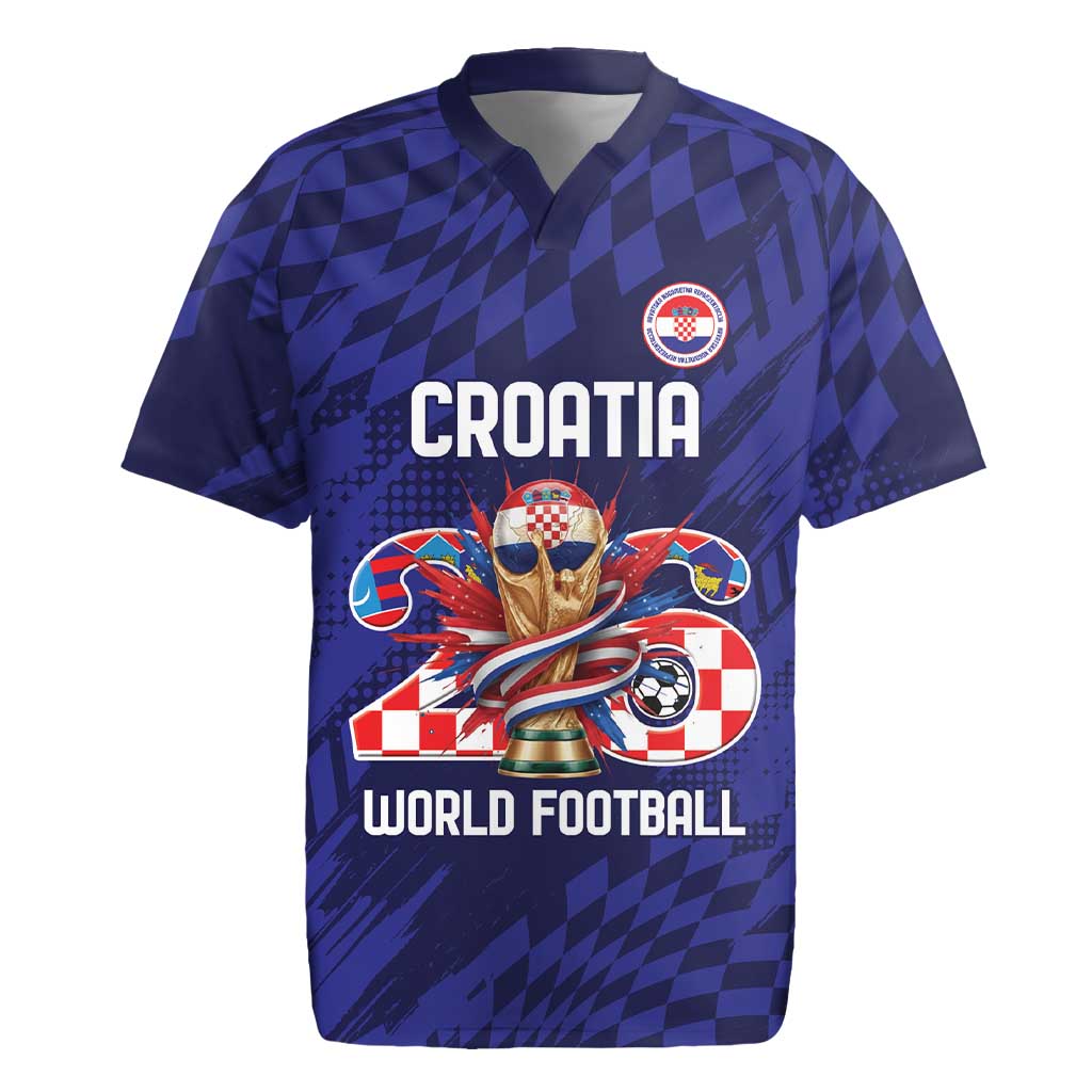World Football Croatia 2026 Personalized Rugby Jersey Mala Zemlja Veliki Snovi