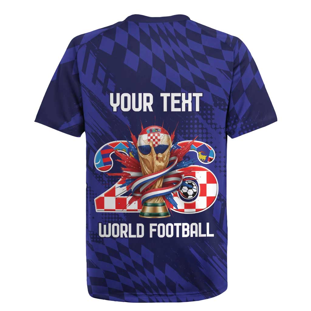 World Football Croatia 2026 Personalized Rugby Jersey Mala Zemlja Veliki Snovi