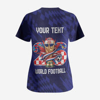 World Football Croatia 2026 Personalized Scrub Top Mala Zemlja Veliki Snovi